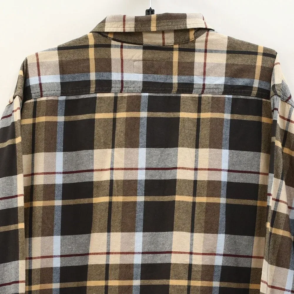 Levi's Men's Relaxed Fit Plaid Flannel Buttondown Shirt Long Sleeve XXL 289979